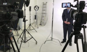 Videographer Studio Video Shoot Businessman